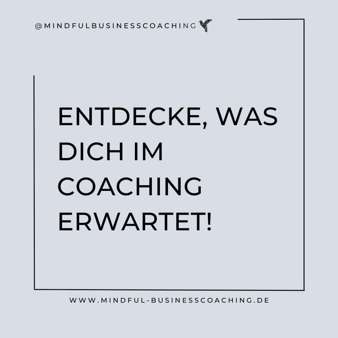 Social-Media-Post erklärt Ablauf eines Coachings