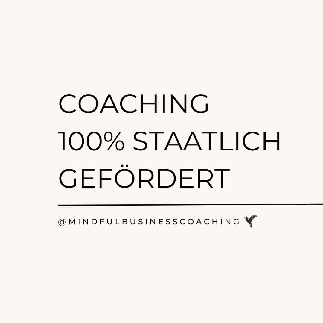 Social Media Post über staatlich gefördertes Coaching von Webagentur Rosenheim