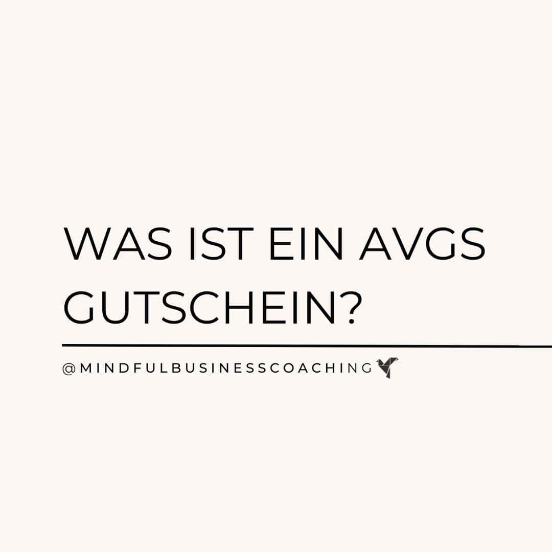 Social-Media-Grafik erklärt AVGS Gutschein von Webagentur Rosenheim erstellt