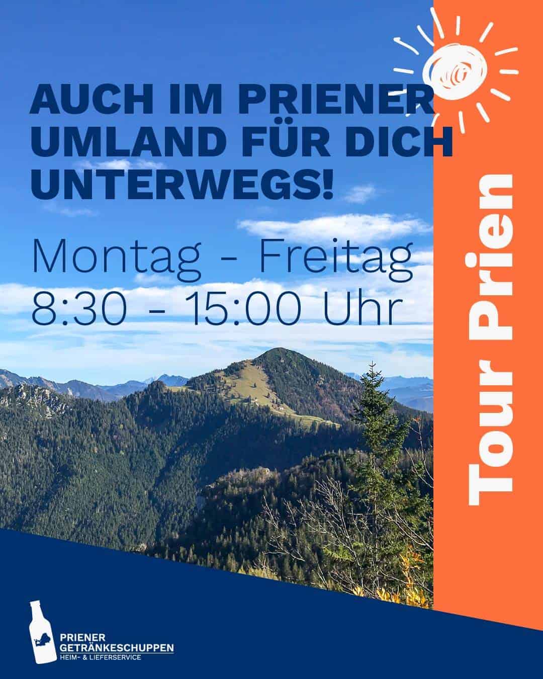 Webagentur Rosenheim Social Media Design mit regionaler Bergkulisse