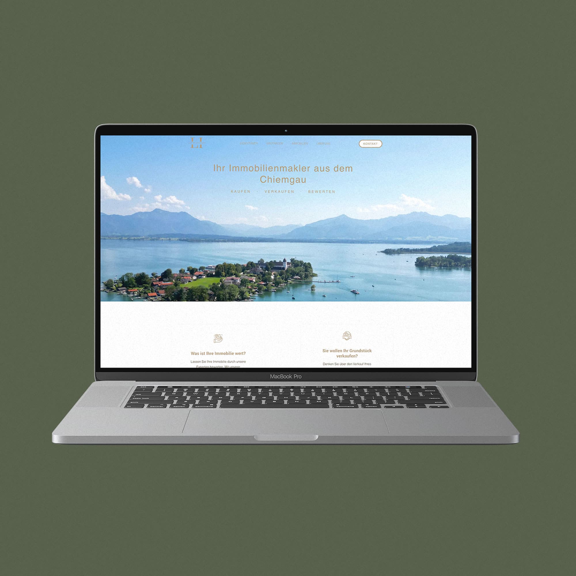 Webdesigner Rosenheim | Leutner Immobilien am Chiemsee